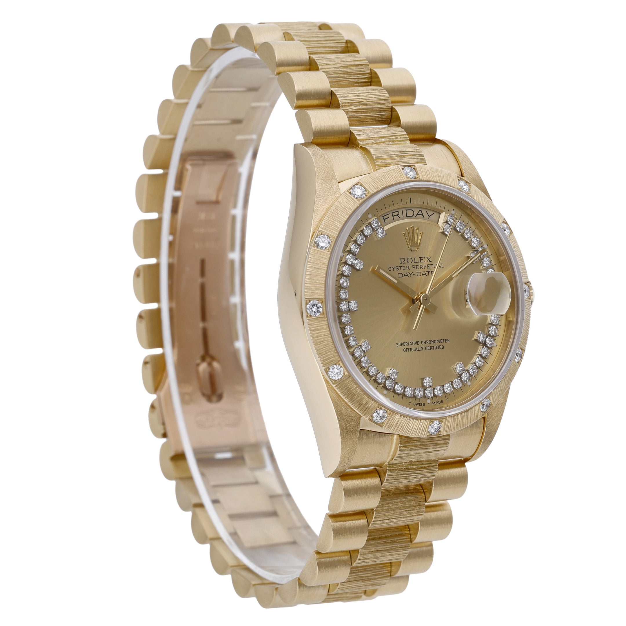 Rolex Day-Date 18108 with champagne dial and 18ct yellow gold case - product image 4
