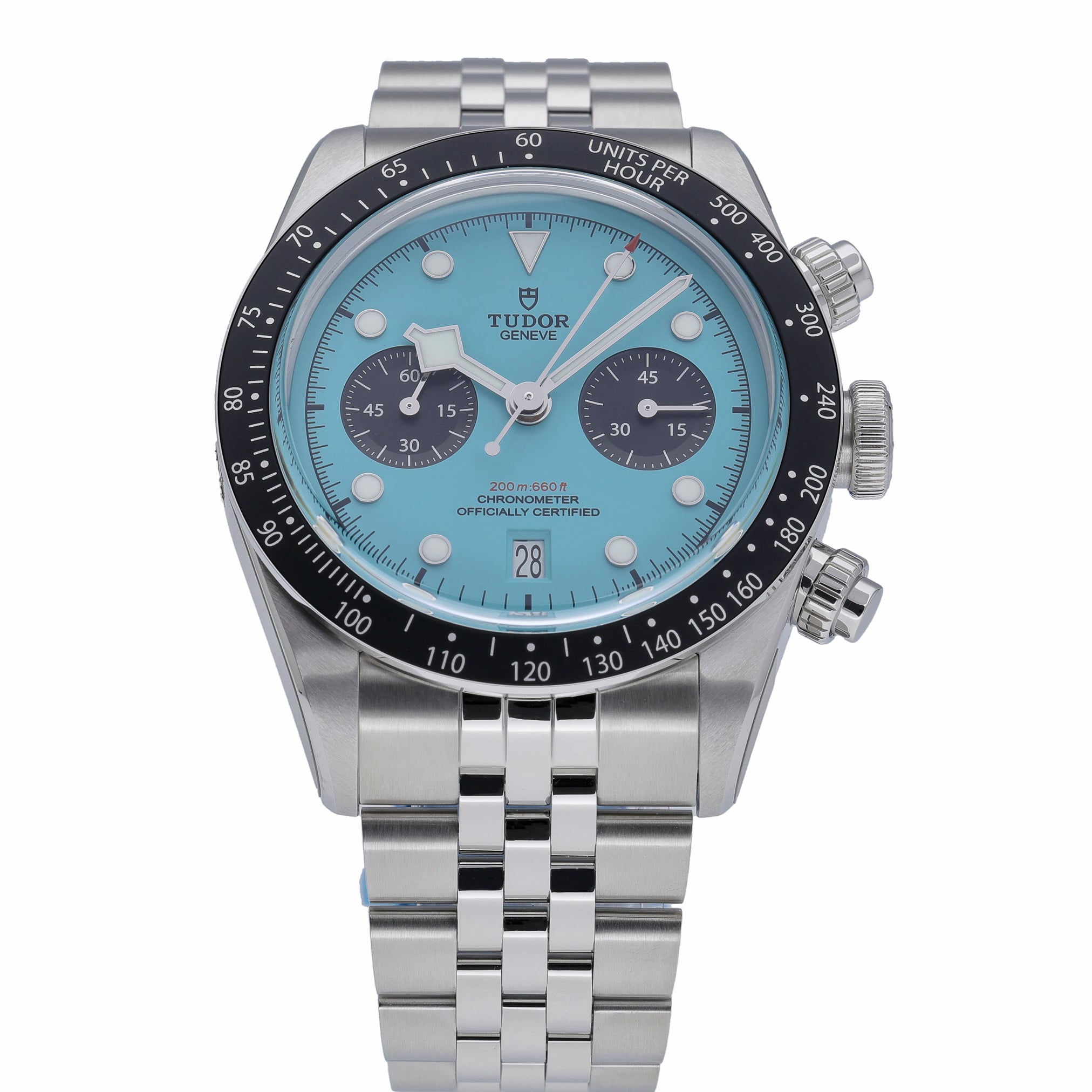 Tudor Black Bay Chrono 79360N with turquoise dial and steel case - product image 2