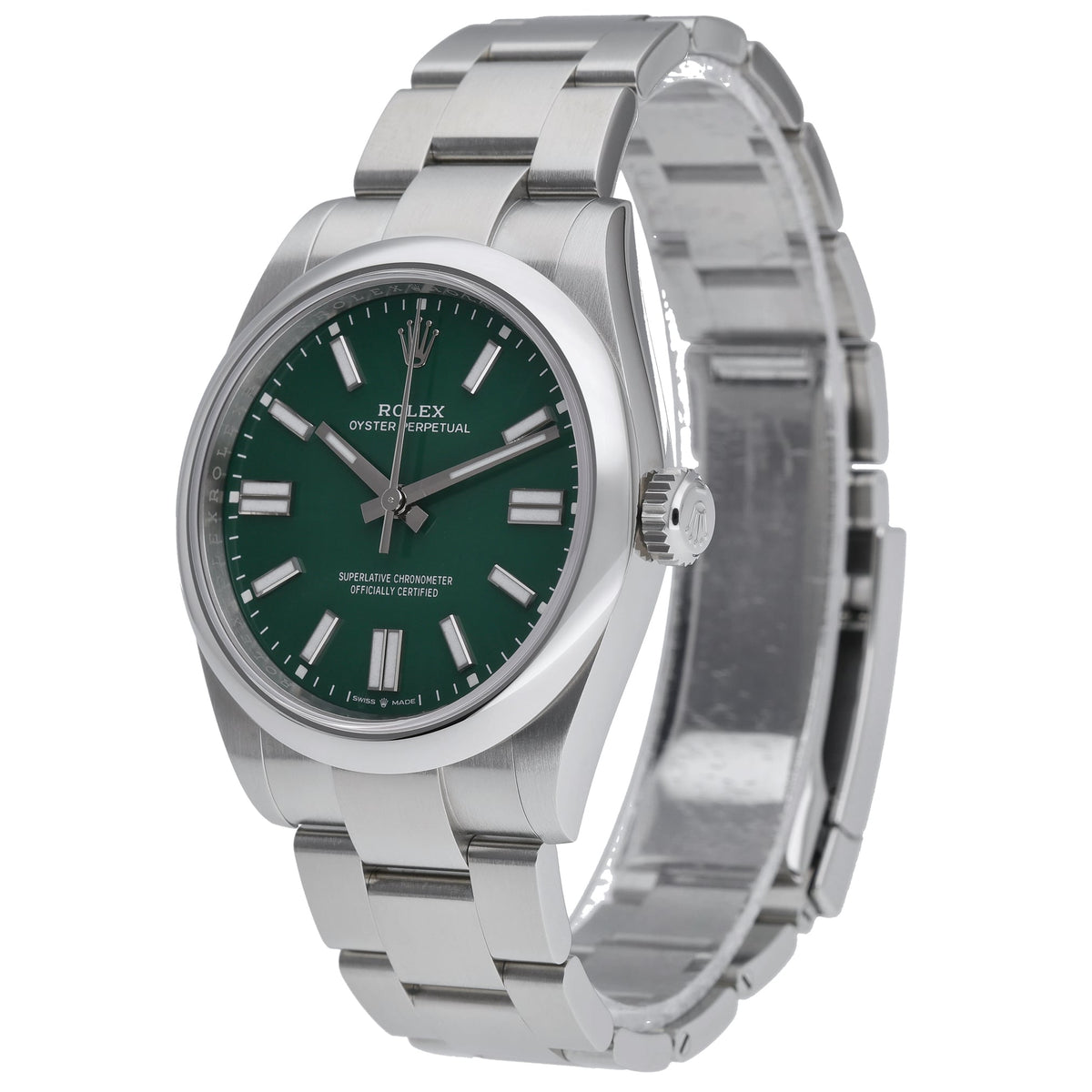 Rolex Rolex Oyster Perpetual 41 134300 with green dial and oystersteel case - product image 3