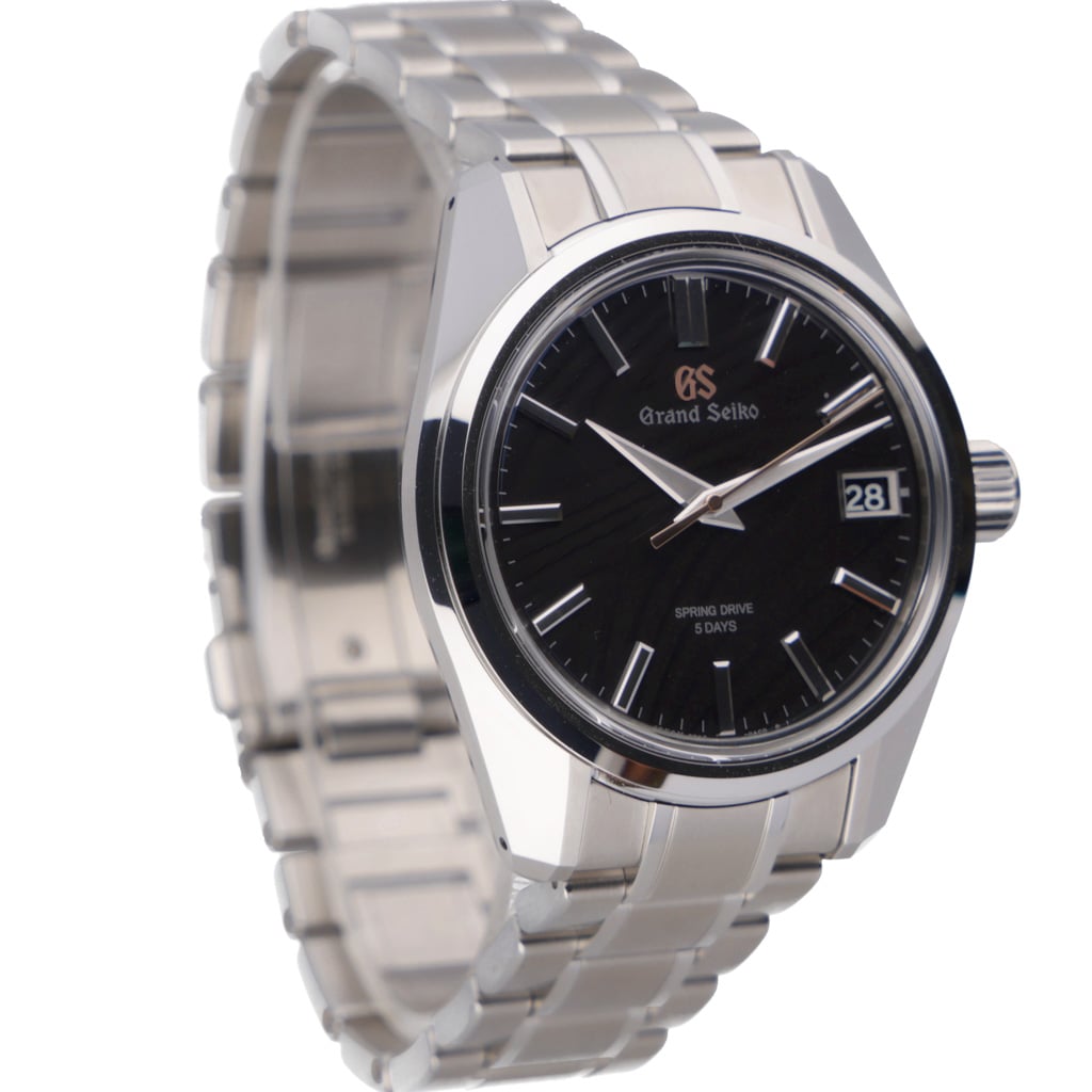 Grand Seiko Heritage Collection SLGA013G with black dial and steel case - product image 4