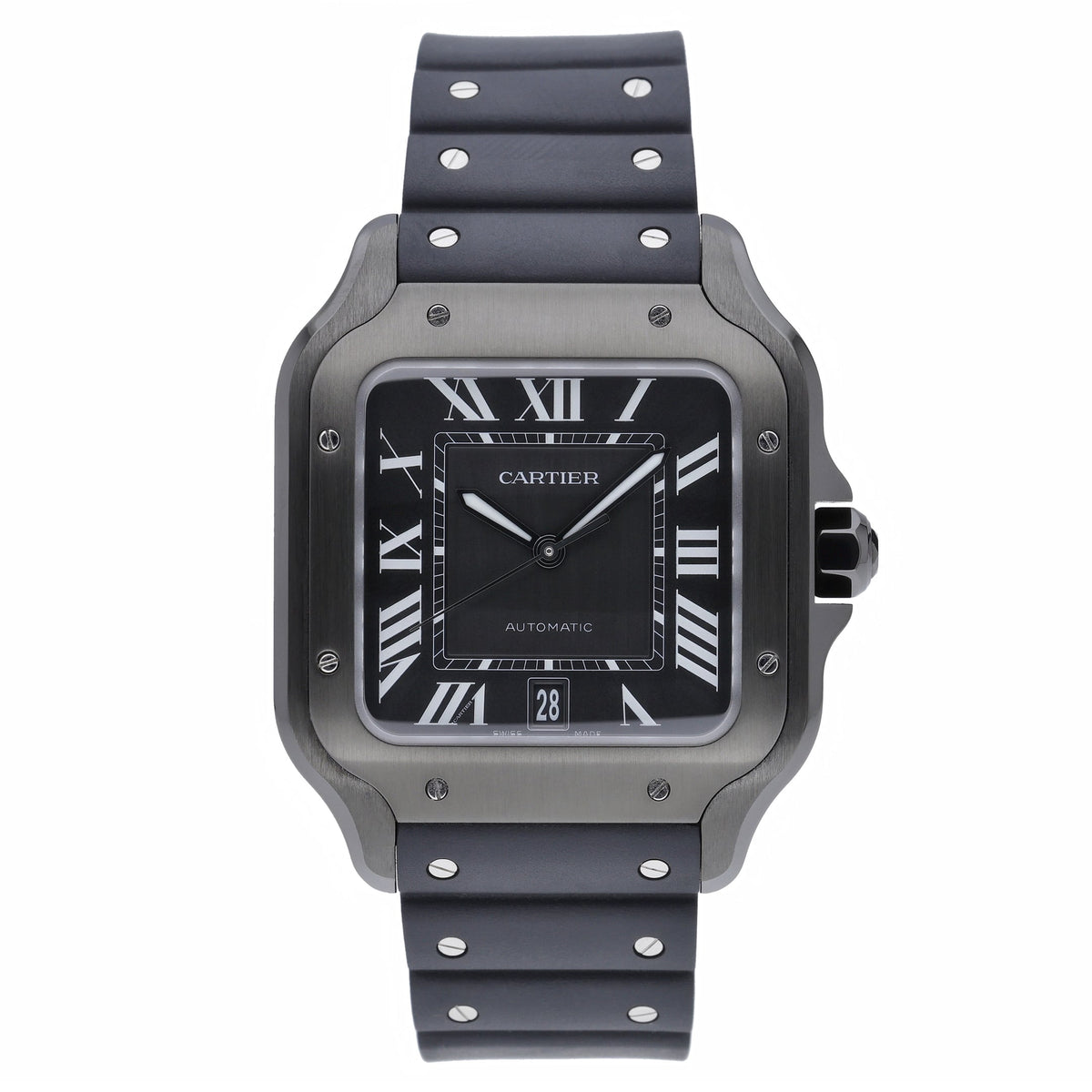 Cartier Santos De Cartier WSSA0039 with black dial and steel case - product image 2