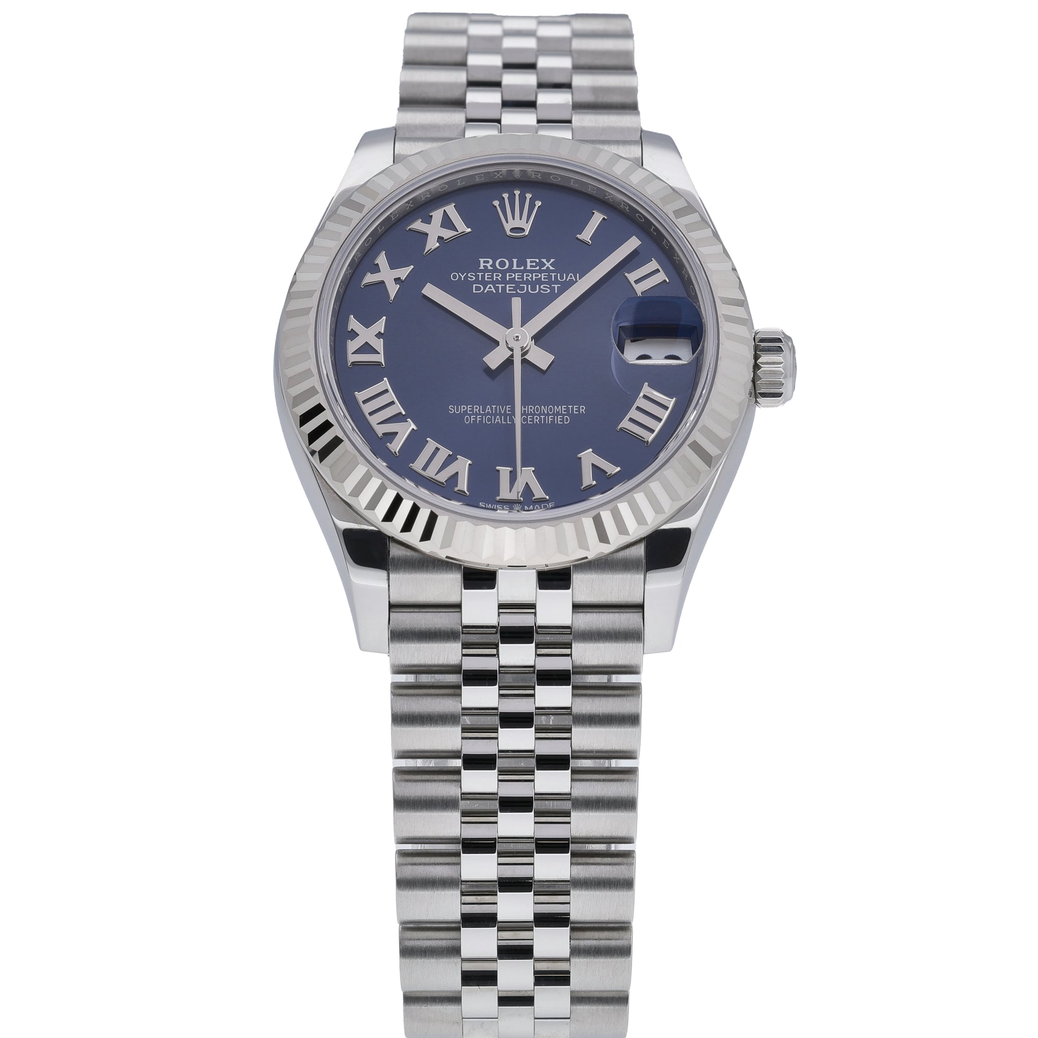 Rolex Datejust 278274 with blue dial and steel & white gold case - product image 2