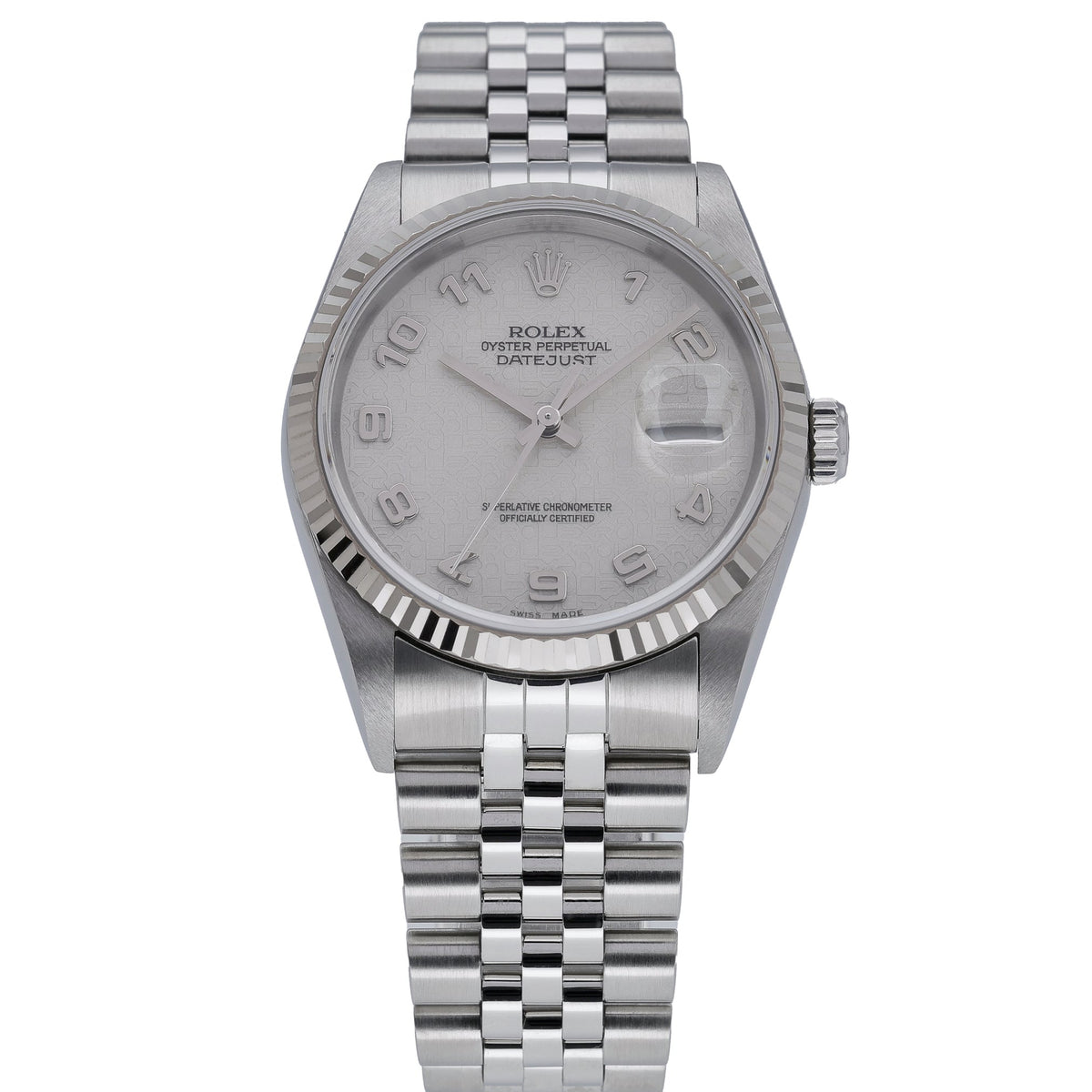 Rolex Datejust 16234 with white dial and steel & white gold case - product image 2