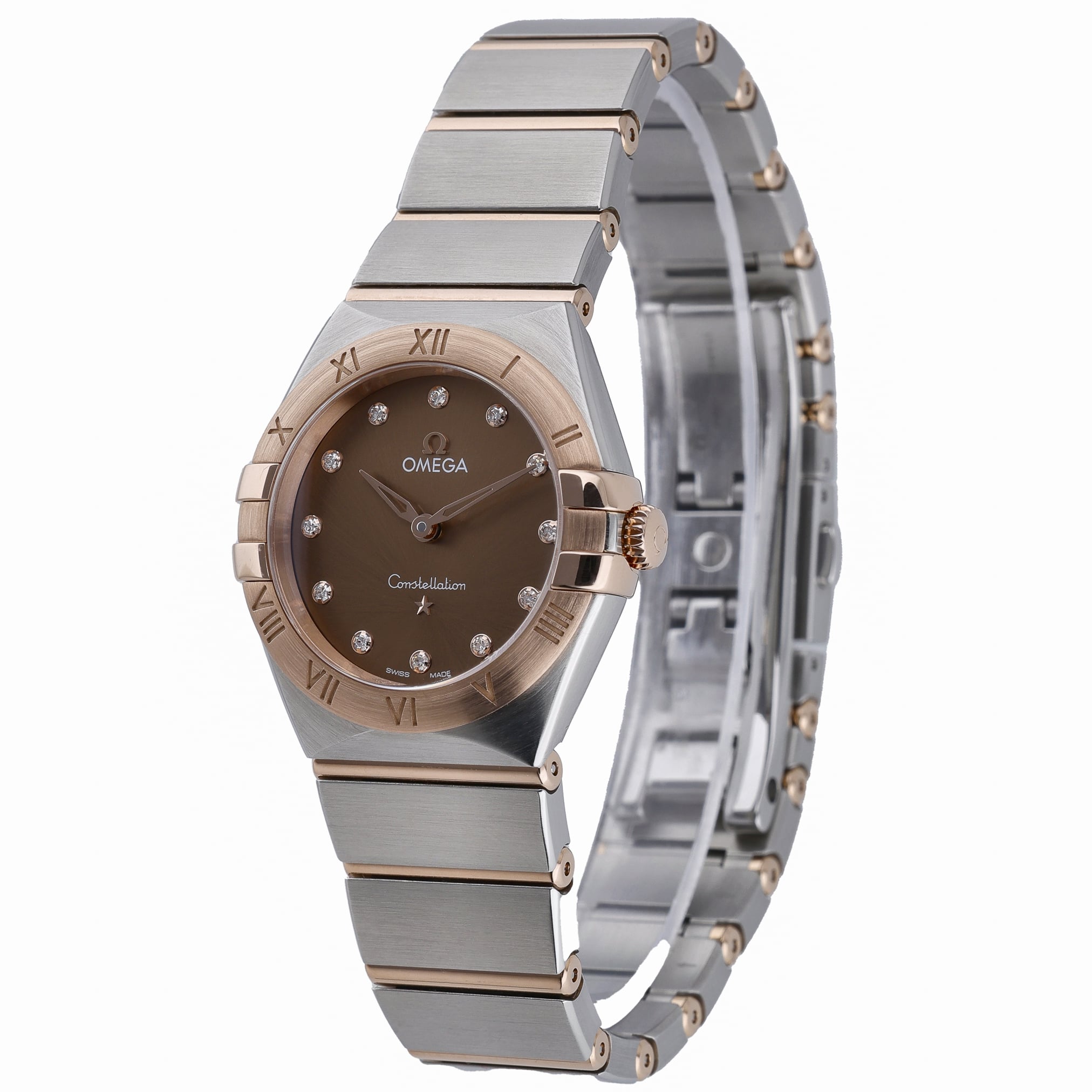 Omega Constellation 131.20.28.60.63.001 with brown dial and steel & rose gold case - product image 3