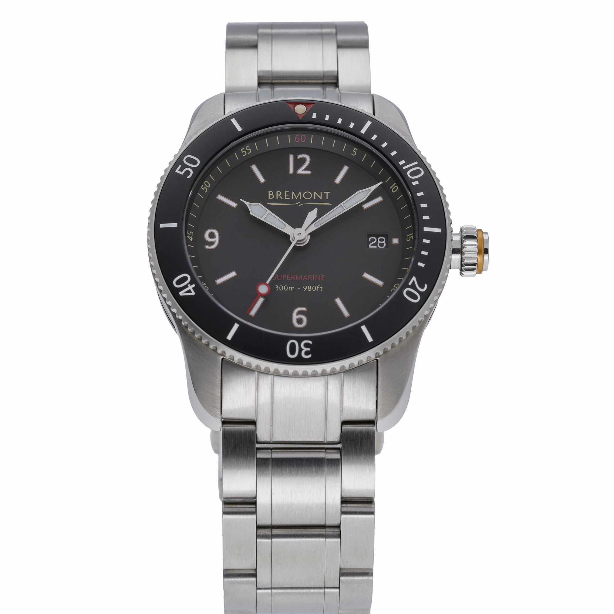 Bremont Supermarine S300-BK-B with black dial and steel case - product image 2