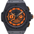 Hublot VENDOME 715.C1.1110.GR.KR010 with orange dial and pvd case