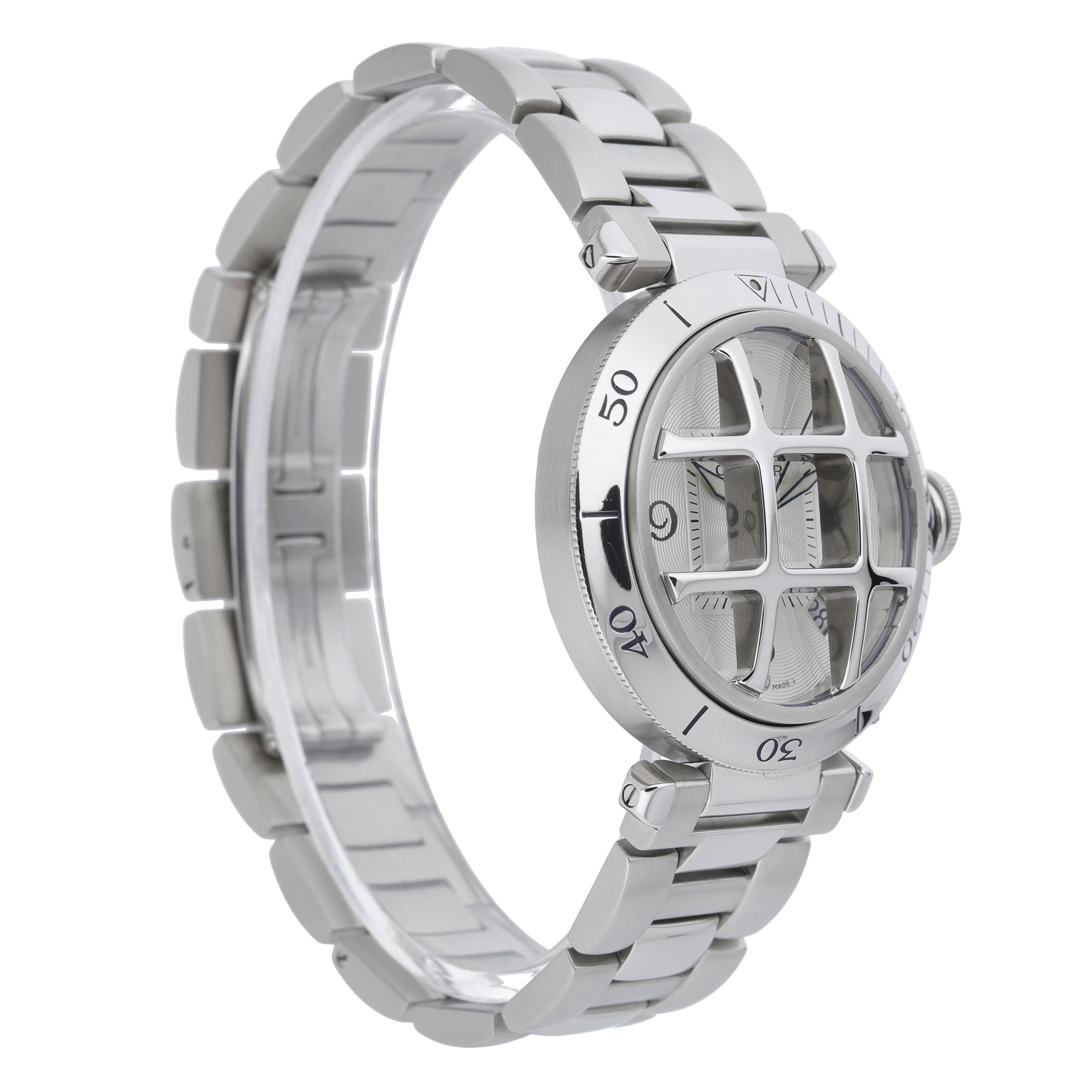 Cartier Pasha 2379 with silver dial and steel case - product image 4