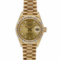 Rolex Datejust 69288 with champagne dial and 18ct yellow gold case