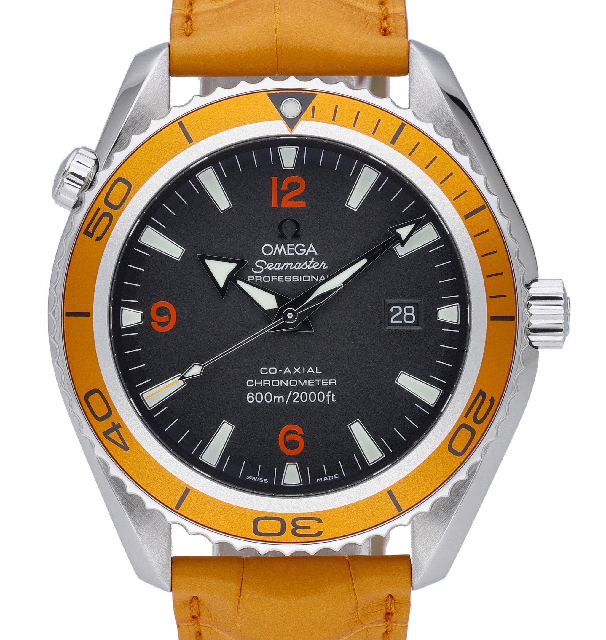 Omega Seamaster Planet Ocean 600 M 2908.50.83 with black dial and steel case