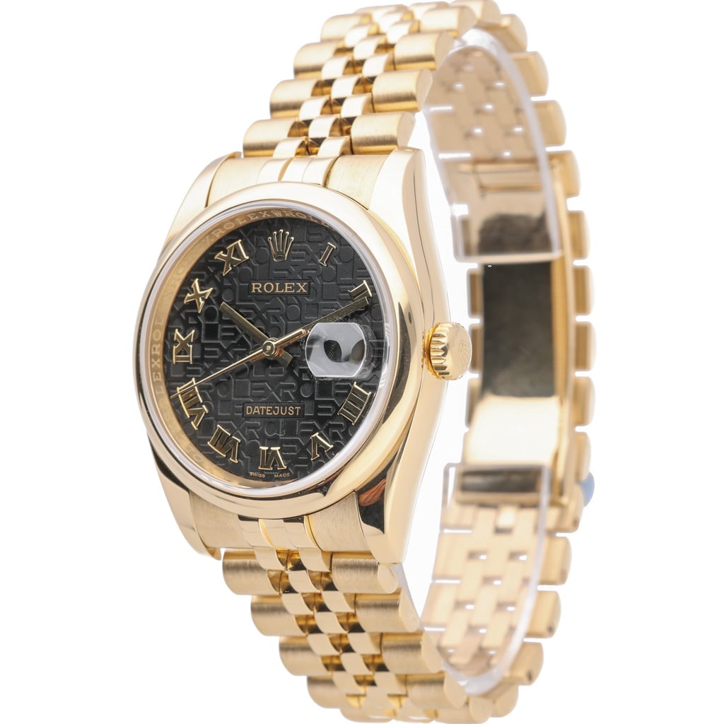 Rolex Datejust 116208 with jubilee dial and 18ct yellow gold case - product image 3
