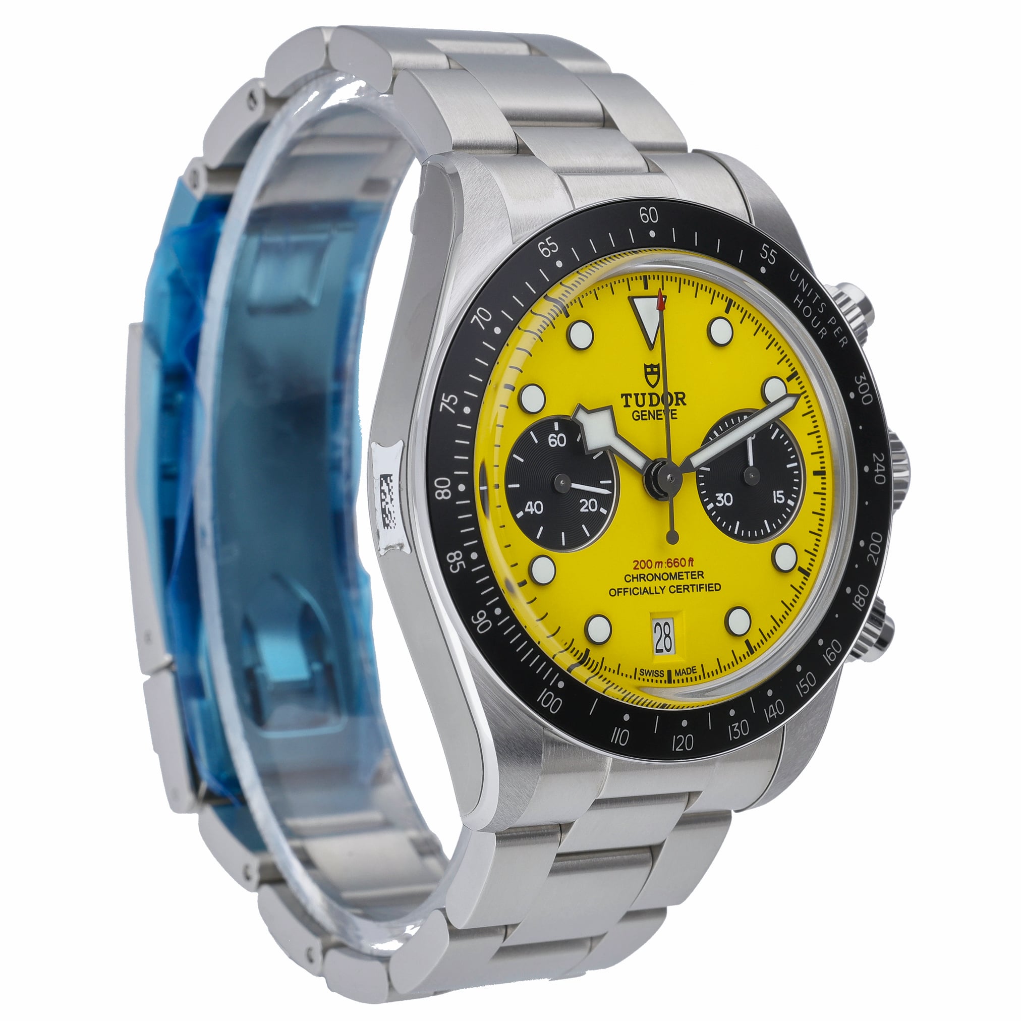 Tudor Bumble Bee 79310N with yellow dial and steel case - product image 4