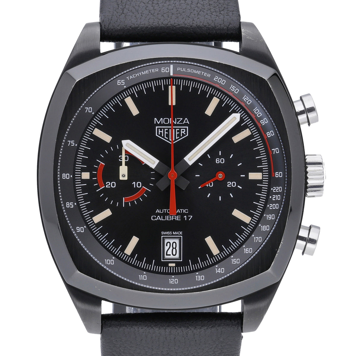 Tag Heuer Monza CR2080.FC6375 with black dial and titanium case