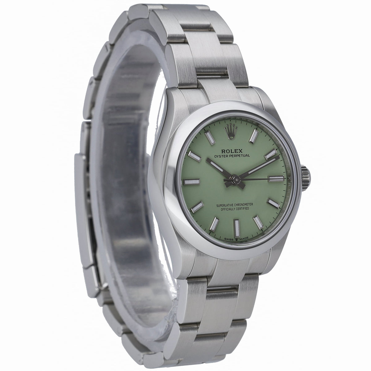 Rolex Rolex Oyster Perpetual 31 277200 with pistachio dial and oystersteel case - product image 4