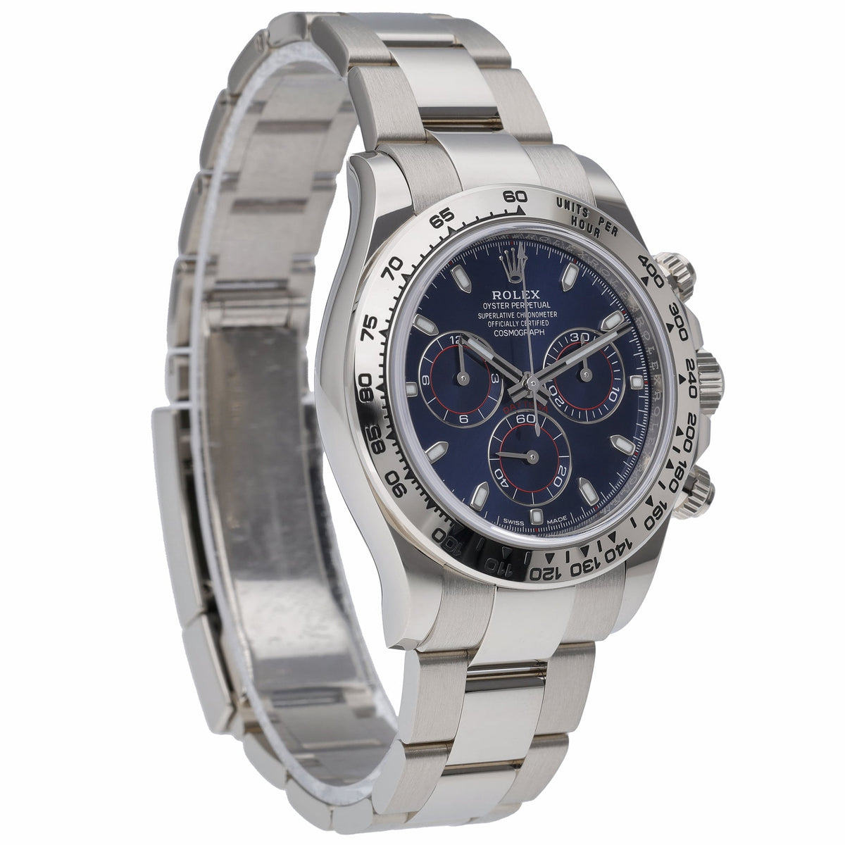 Rolex Daytona 116509 with blue dial and 18ct white gold case - product image 4