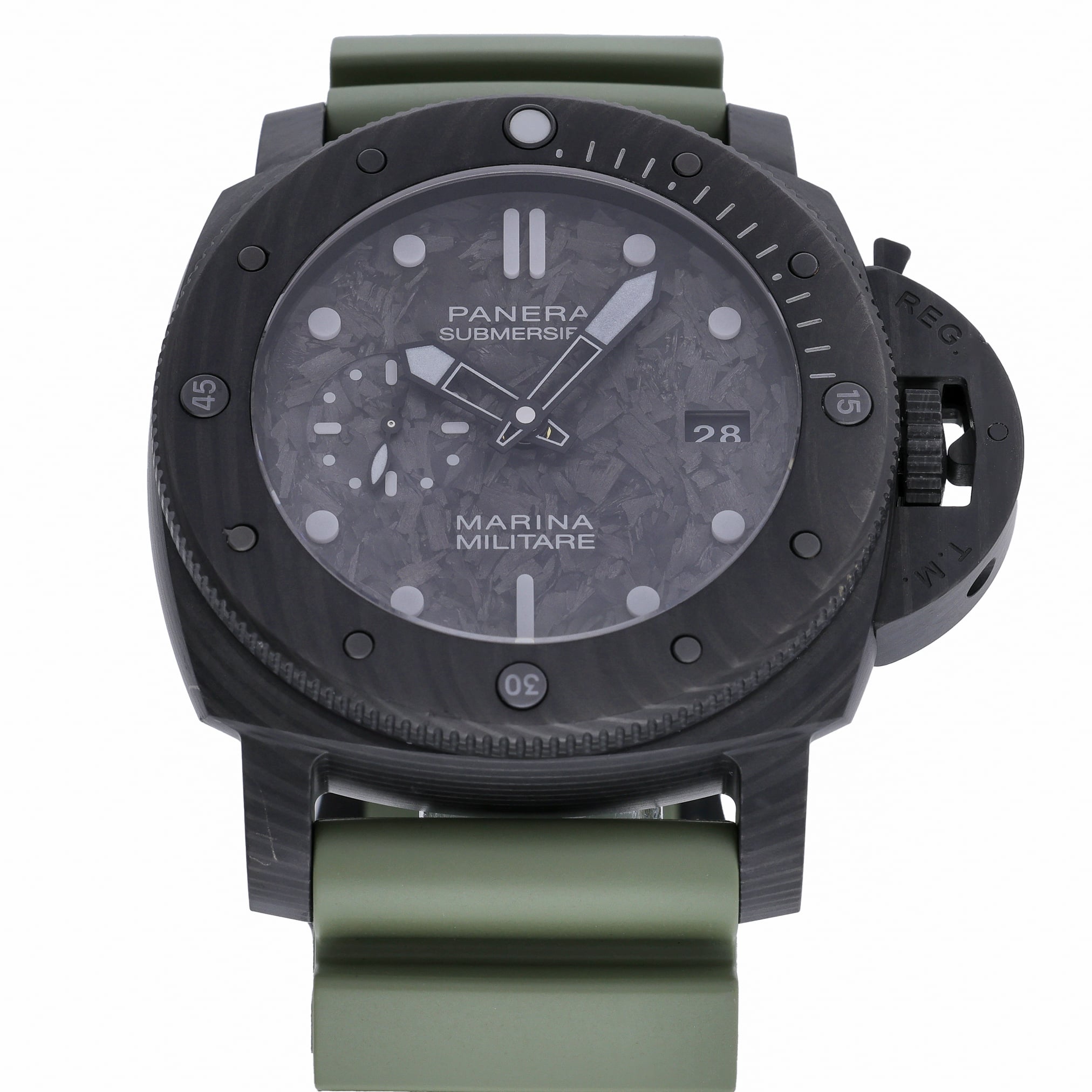 Panerai Marina Militare PAM02979 with black dial and carbon case - product image 2