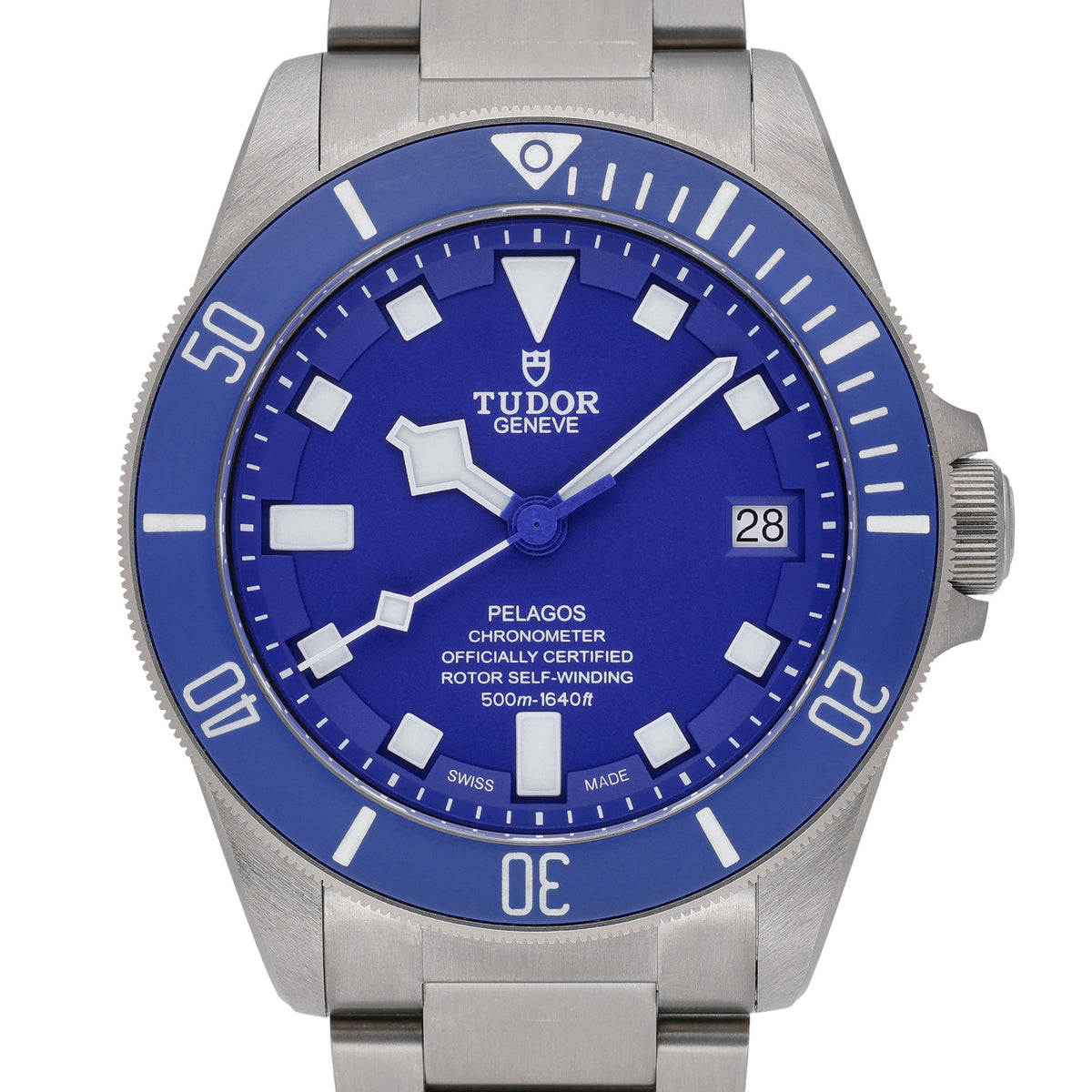 Tudor Pelagos 25600TB with blue dial and titanium case