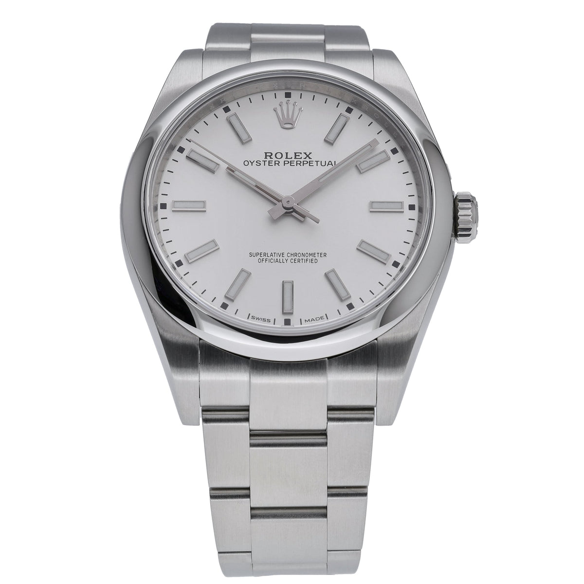Rolex Oyster Perpetual 114300 with white dial and oystersteel case - product image 2