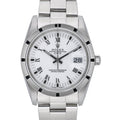Rolex Date 15010 with white dial and oystersteel case