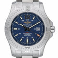 Breitling Colt Automatic A17388 with blue dial and steel case