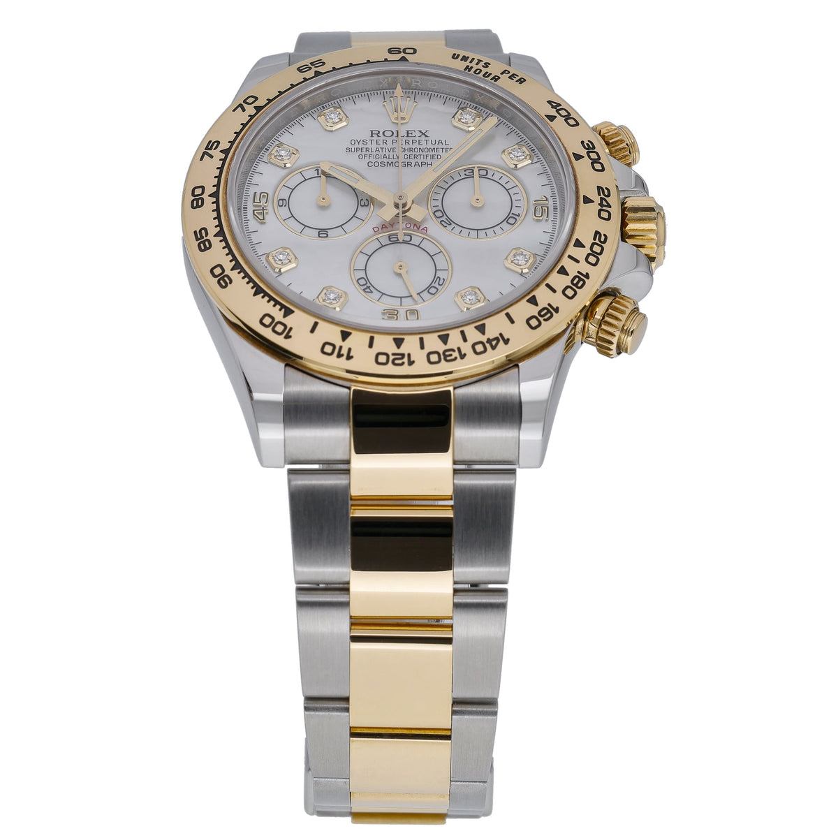 Rolex Daytona 116503 with mop diamond dial dial and steel & yellow gold case - product image 2