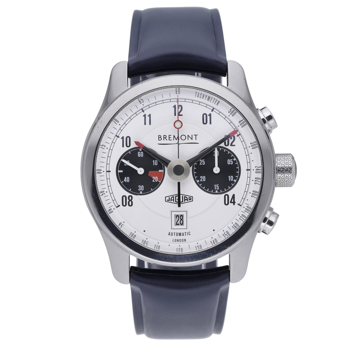 Bremont Jaguar E-TYPE-MK II-WH with white dial and steel case - product image 2