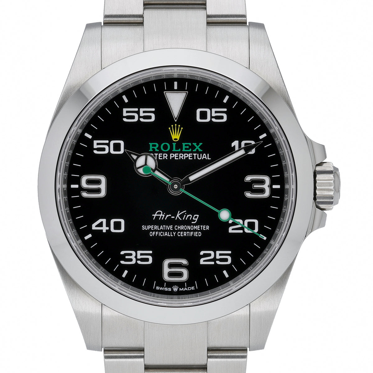 Rolex Air-King 126900 with black dial and oystersteel case