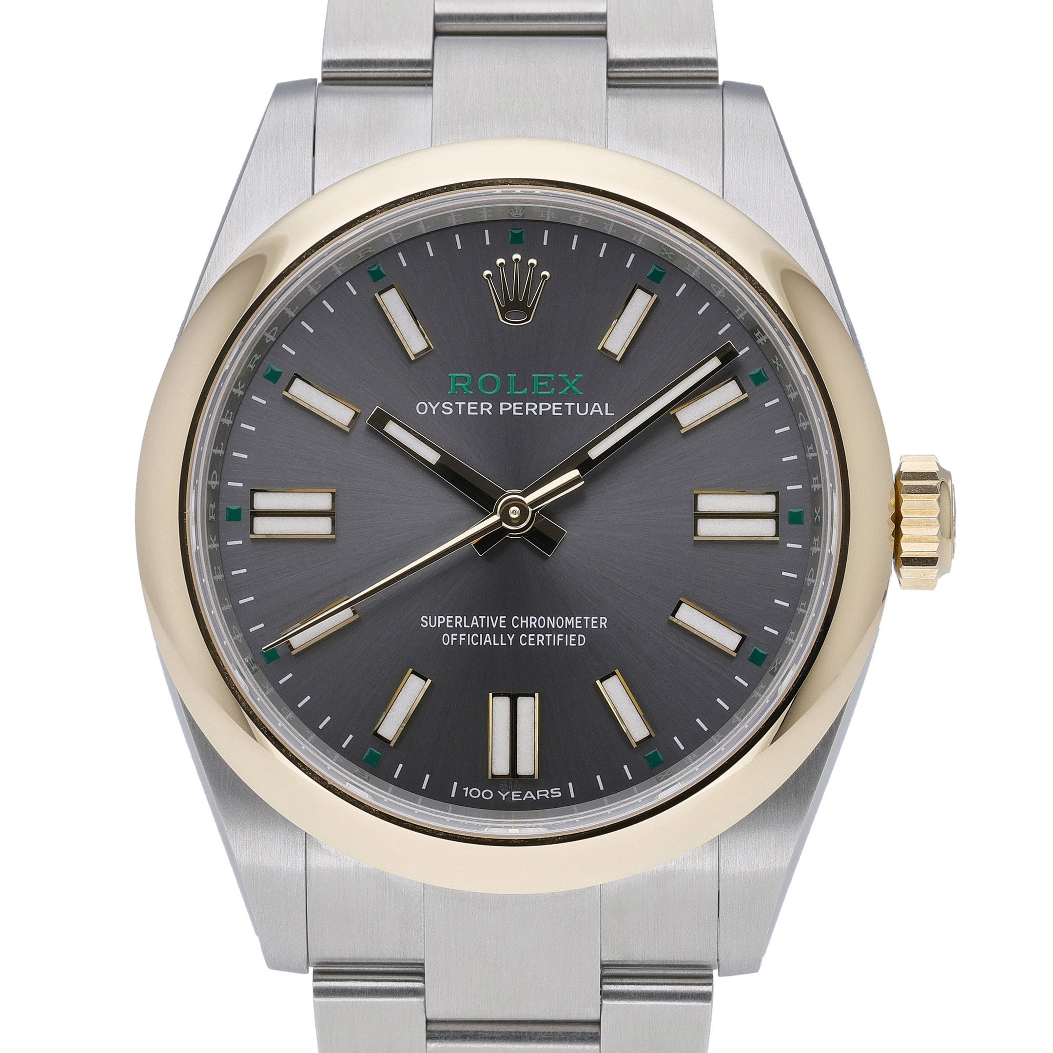 Rolex Rolex Oyster Perpetual 41 134303 with slate dial and steel & yellow gold case