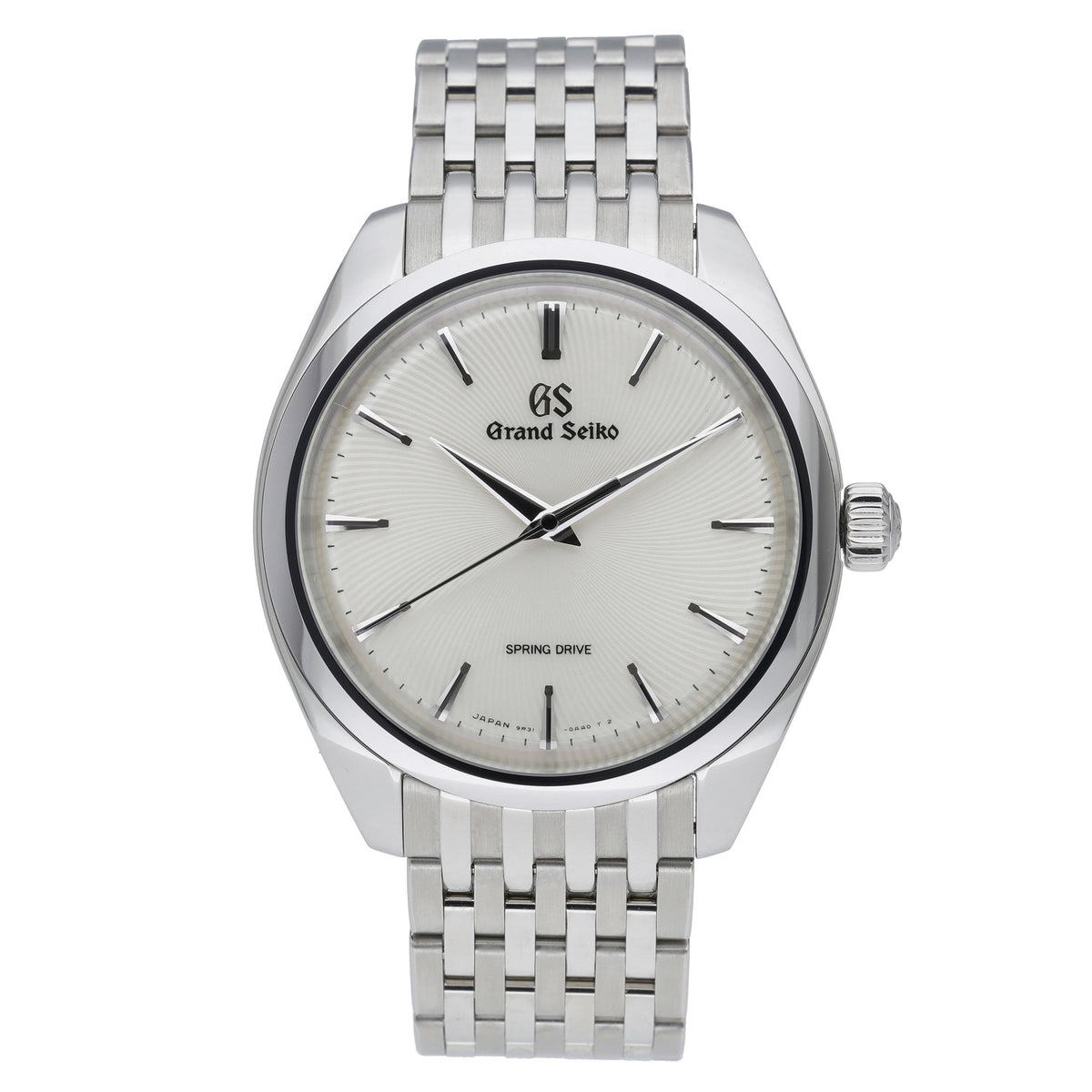 Grand Seiko Spring Drive 9R31-0AR0 with silver dial and steel case