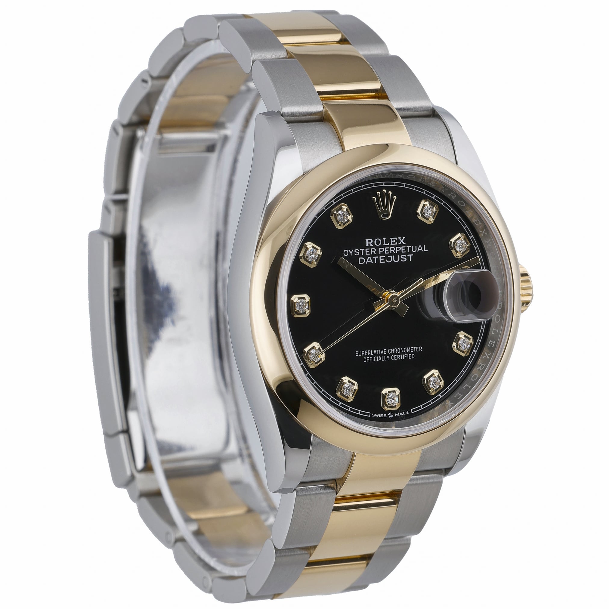 Rolex Datejust 126203 with black dial and steel & yellow gold case - product image 4