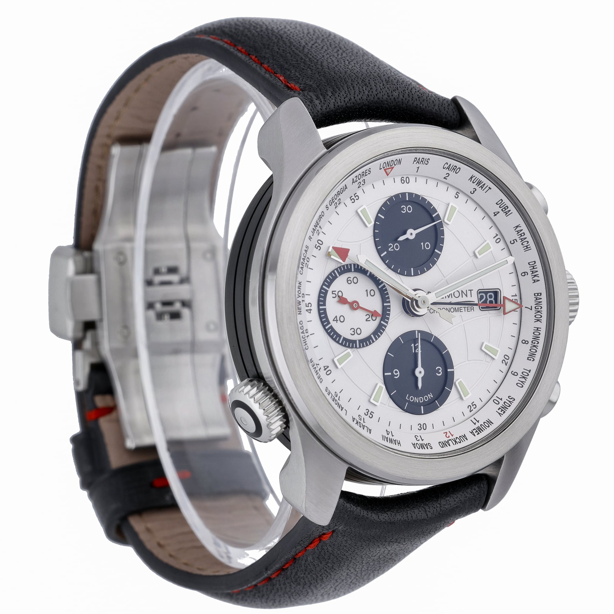 Bremont ALT1-WT World Timer ALT1-WT/WH with white dial and steel case - product image 4