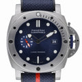 Panerai Luminor Submersible PAM 01391 with blue dial and steel case