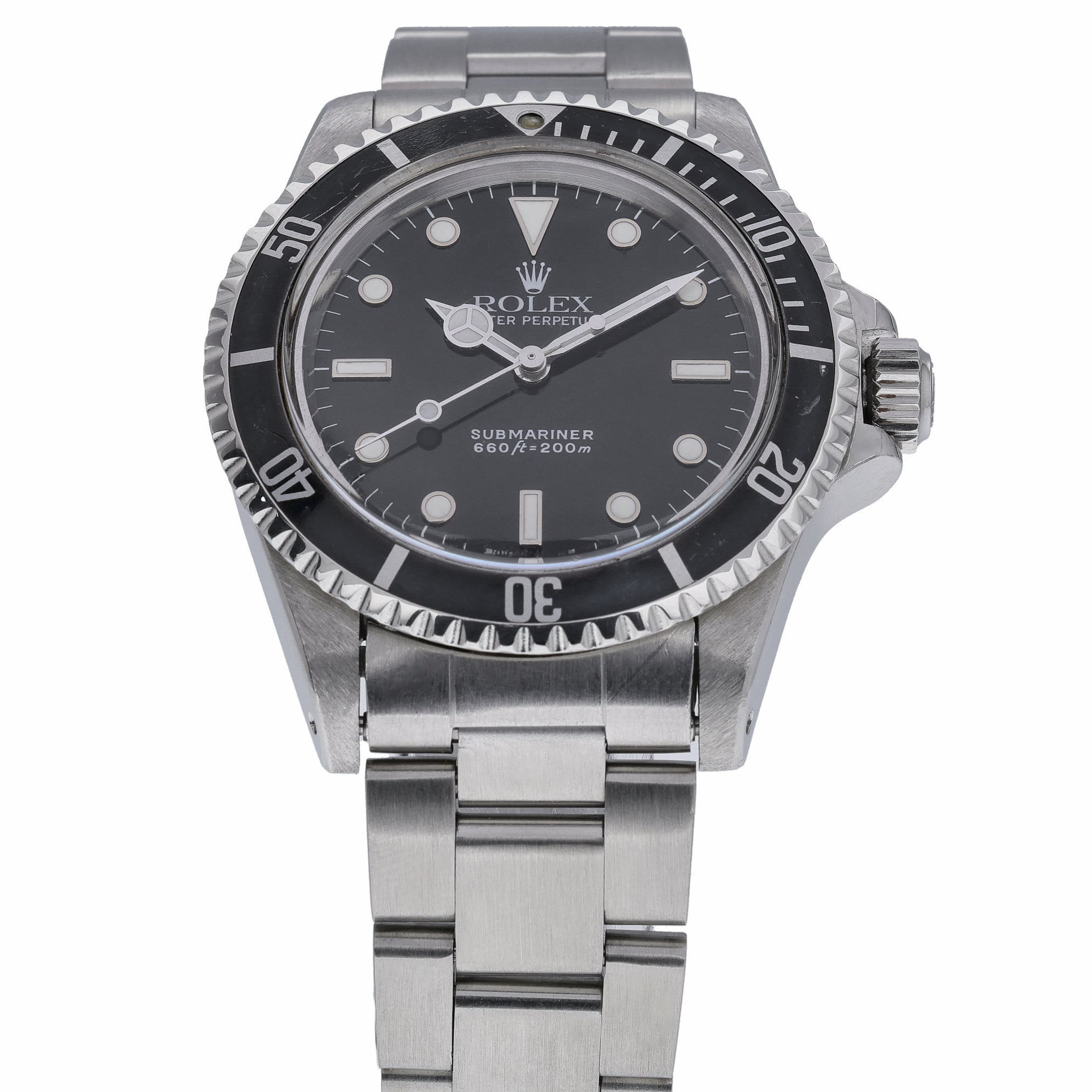 Rolex Submariner 5513 with black dial and steel case - product image 2