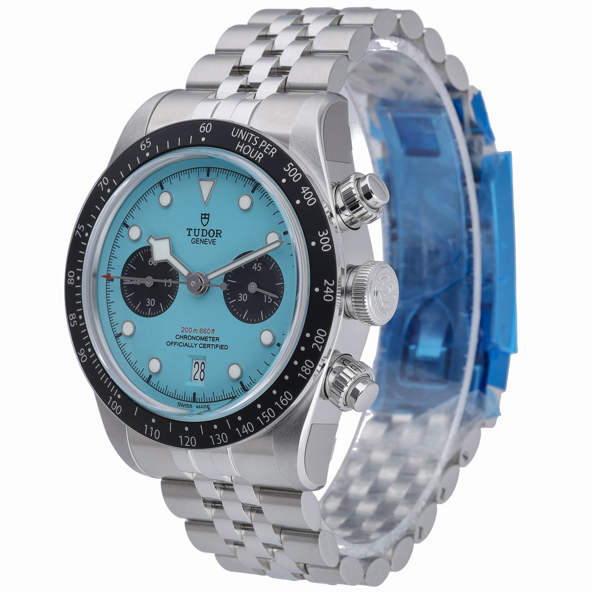Tudor Black Bay Chrono 79360N with turquoise dial and steel case - product image 3