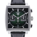 Tag Heuer Monaco CBL2116 with green dial and steel case