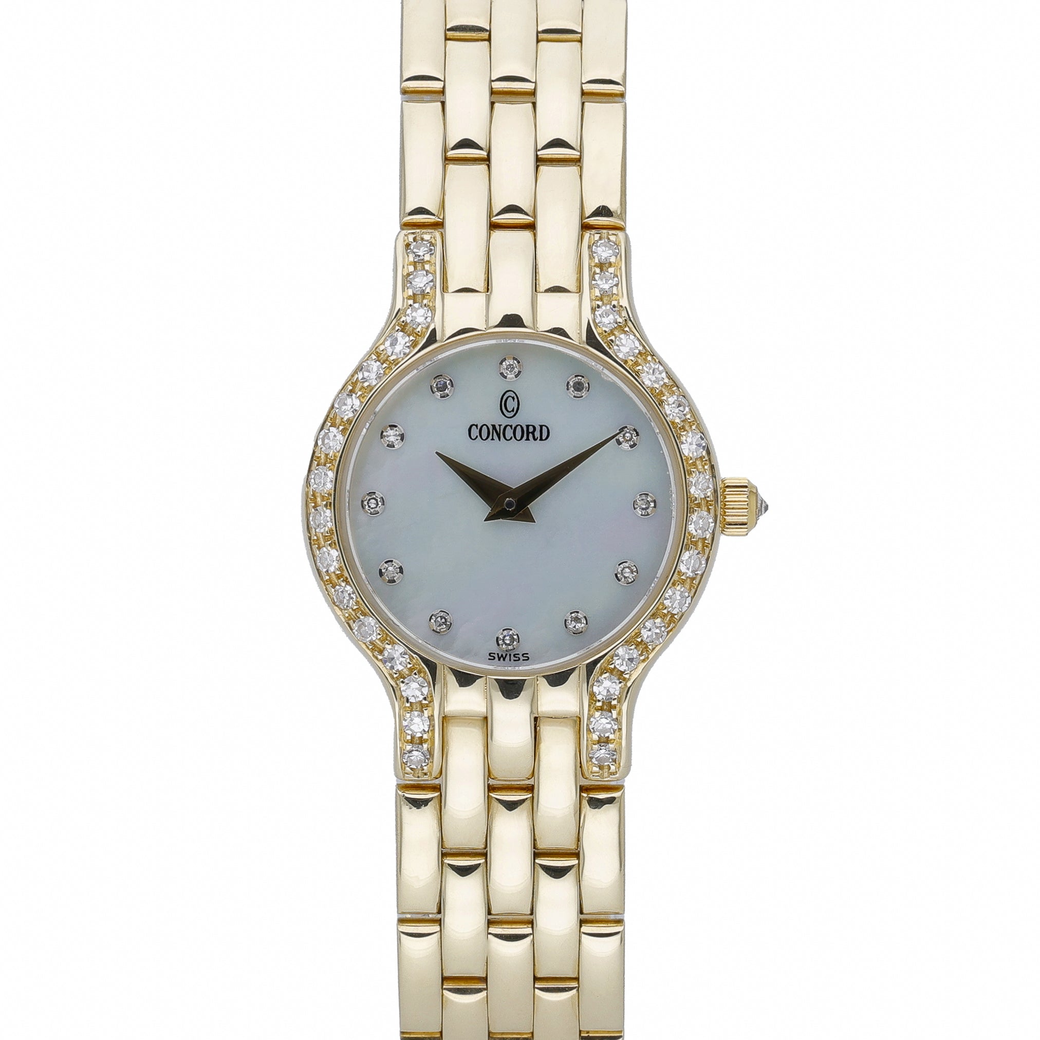 Concord 29-62-264 with mother of pearl dial and 14ct yellow gold case