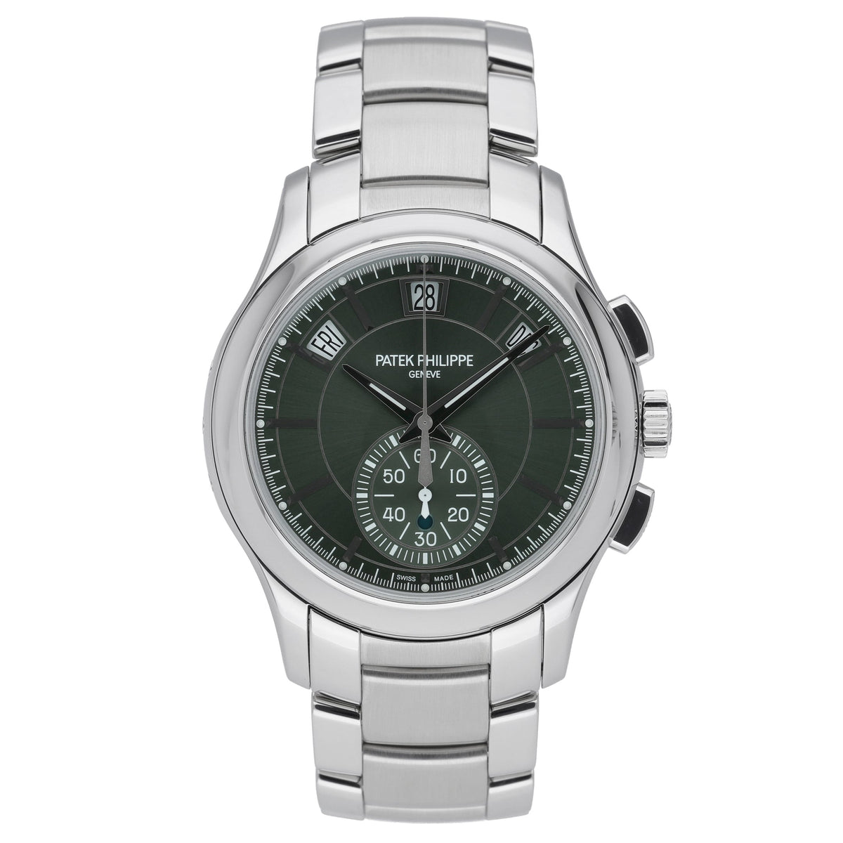 Patek Philippe Annual Calendar 5905/1A-001 with green dial and steel case - product image 2