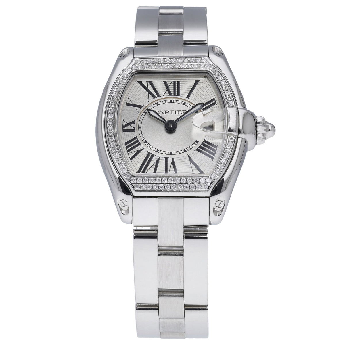 Cartier Roadster 2675 with silver dial and steel case - product image 3
