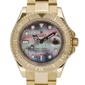 Rolex Yacht-Master II 16628 with tahitian dial and 18ct yellow gold case