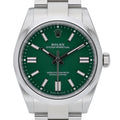 Rolex Rolex Oyster Perpetual 41 134300 with green dial and oystersteel case