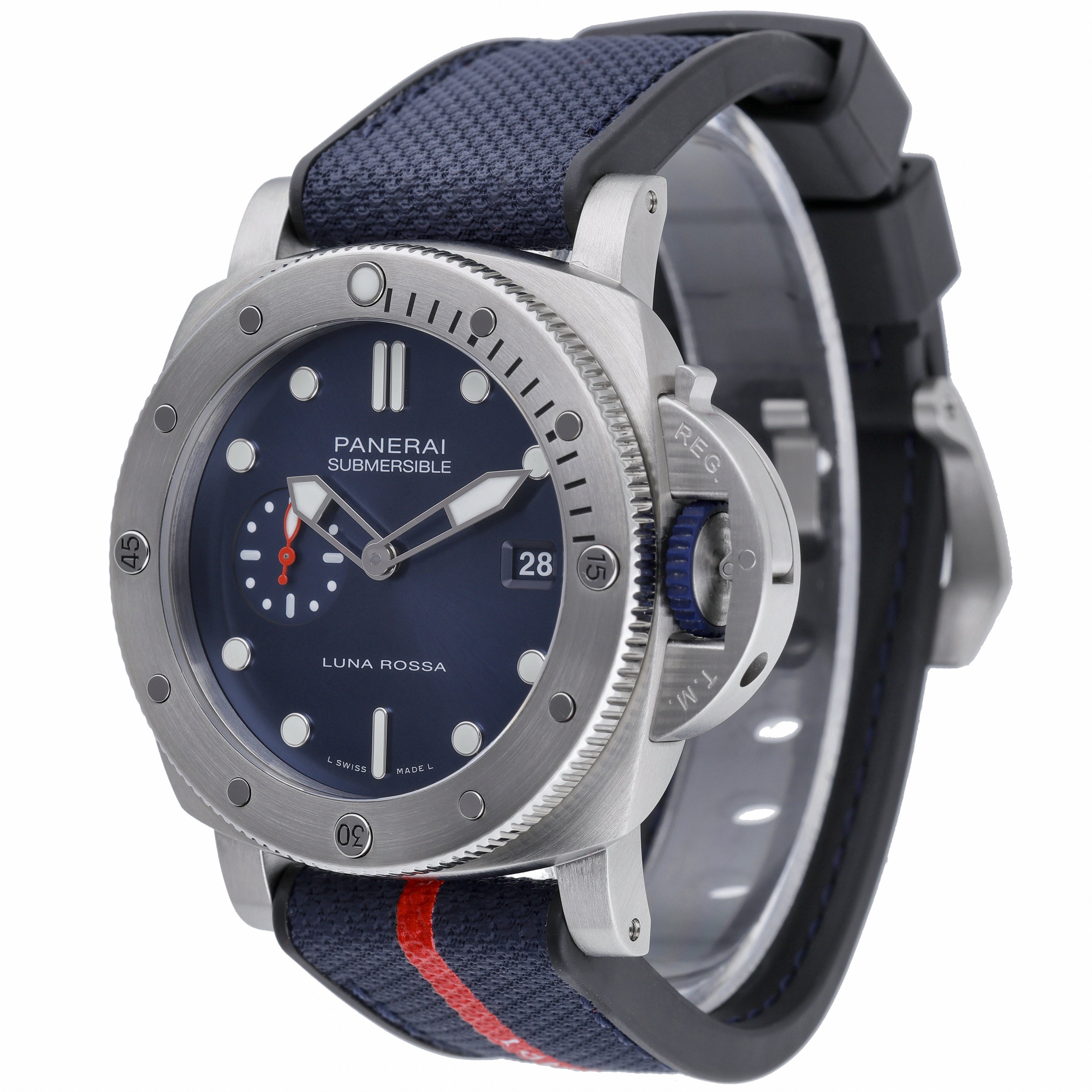 Panerai Luminor Submersible PAM 01391 with blue dial and steel case - product image 3
