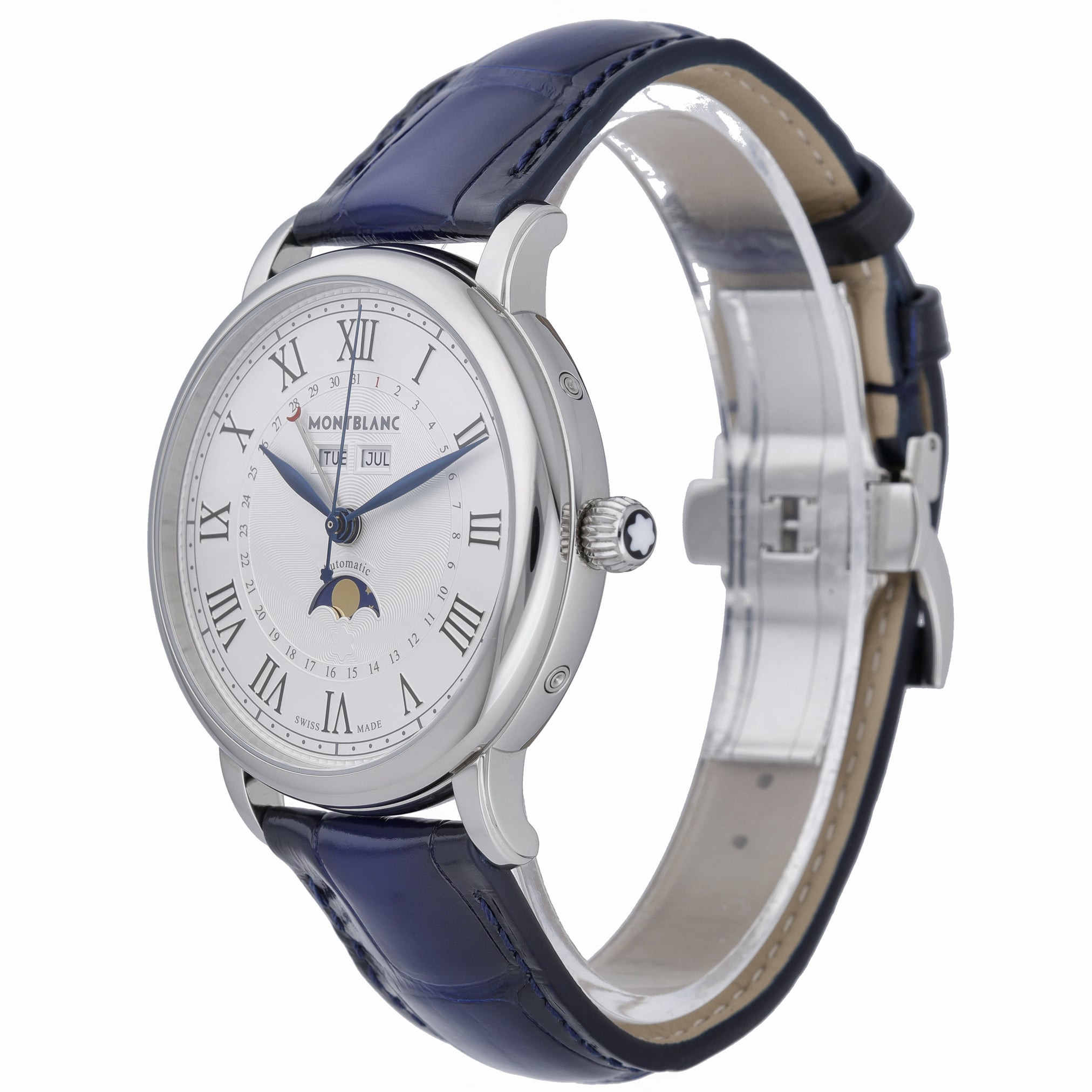 Montblanc Star 119955 with white dial and steel case - product image 3