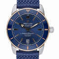 Breitling Superocean Heritage UB2010 with blue dial and steel & rose gold case