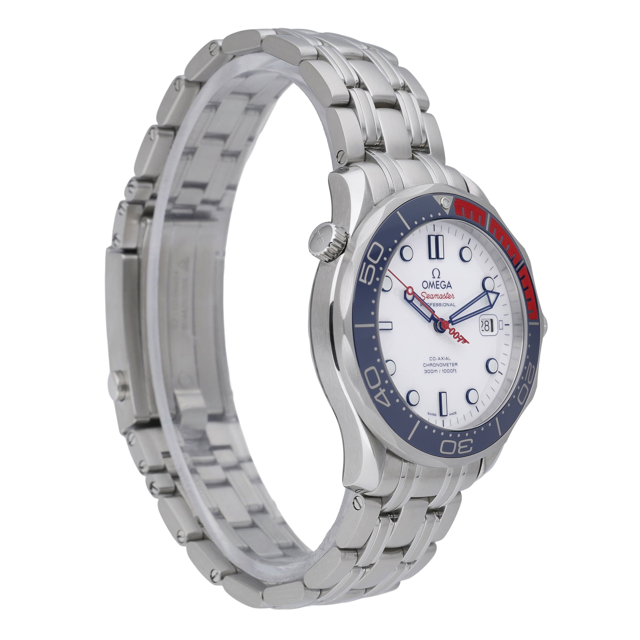 Omega Seamaster 300 M 212.32.41.20.04.001 with white dial and steel case - product image 4