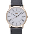 Longines Elegant L4.778.8 with white dial and 18ct rose gold case