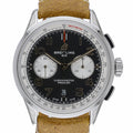 Breitling Premier B01 Chronograph 42 AB0118A21B1X1 with black dial and steel case