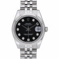 Rolex Datejust 31 178274 with black dial and oystersteel case