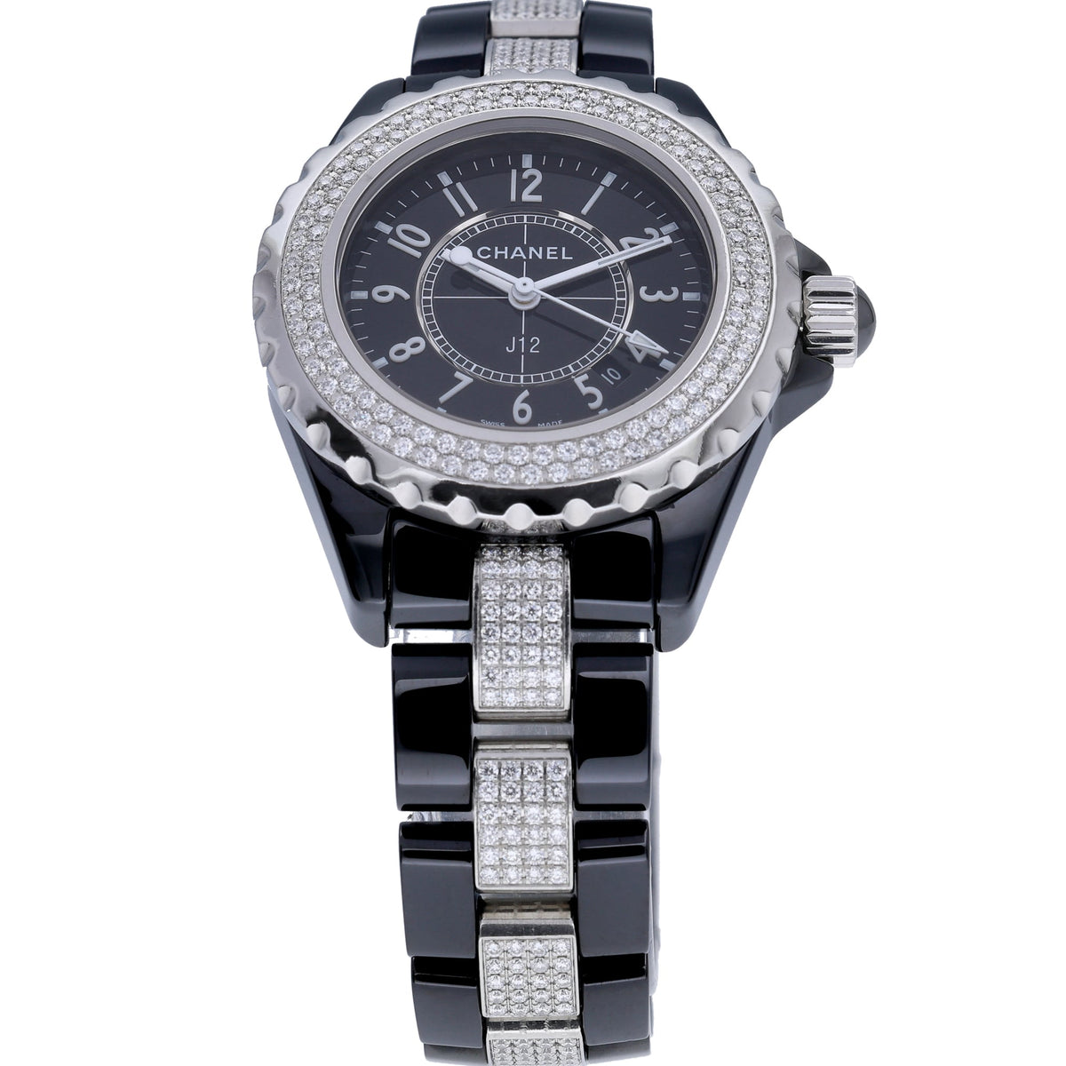 Chanel J12 H1339 with black dial and ceramic case - product image 2