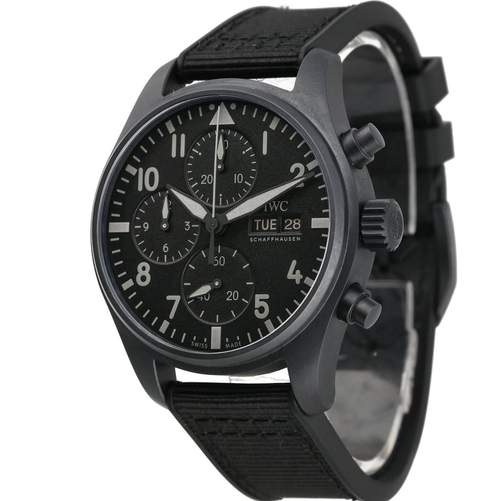 IWC Pilots Chronograph IW388106 with black dial and ceramic case - product image 3