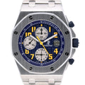 Audemars Piguet Royal Oak Chronograph 26107ST.OO.D018CR.01 with blue dial and steel case