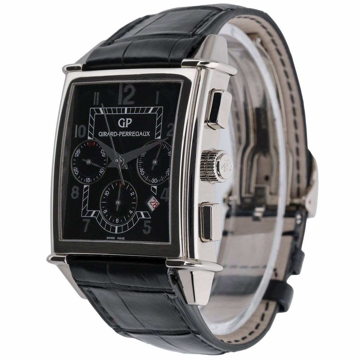Girard-Perregaux Vintage 1945 2584 with black dial and steel case - product image 3